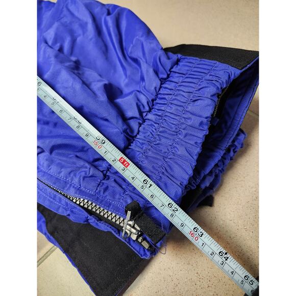 Vintage Vitesse Couloir Ski Suit Blue Large 14 Snowsuit One Piece Snow Bib - Picture 11 of 14